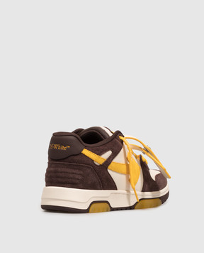 Off-White Out Of Office leather sneakers with embossed logo OF05731210