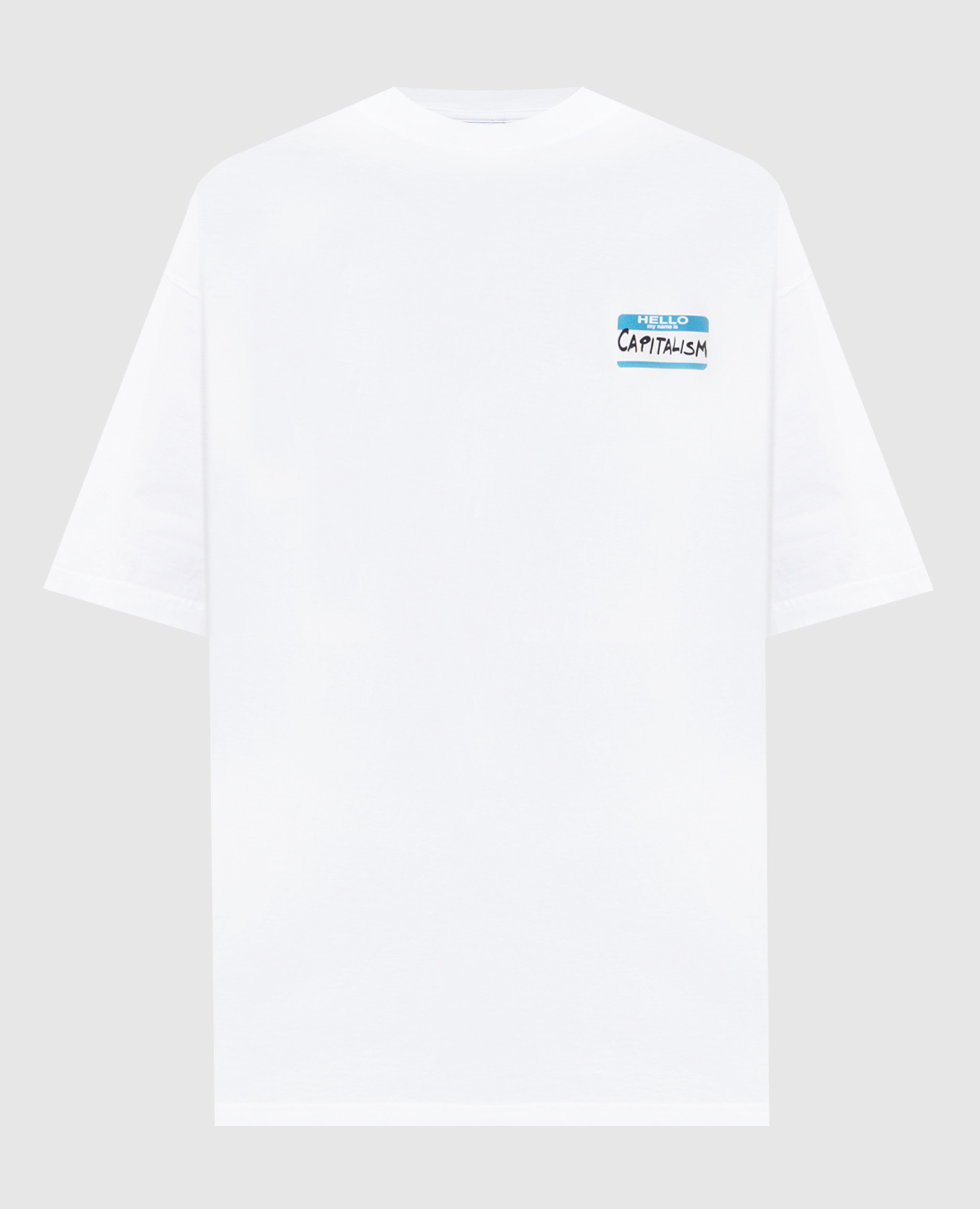

White T-shirt with print Vetements