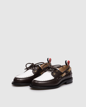 Thom Browne Brown leather derby shoes FFF190D06764