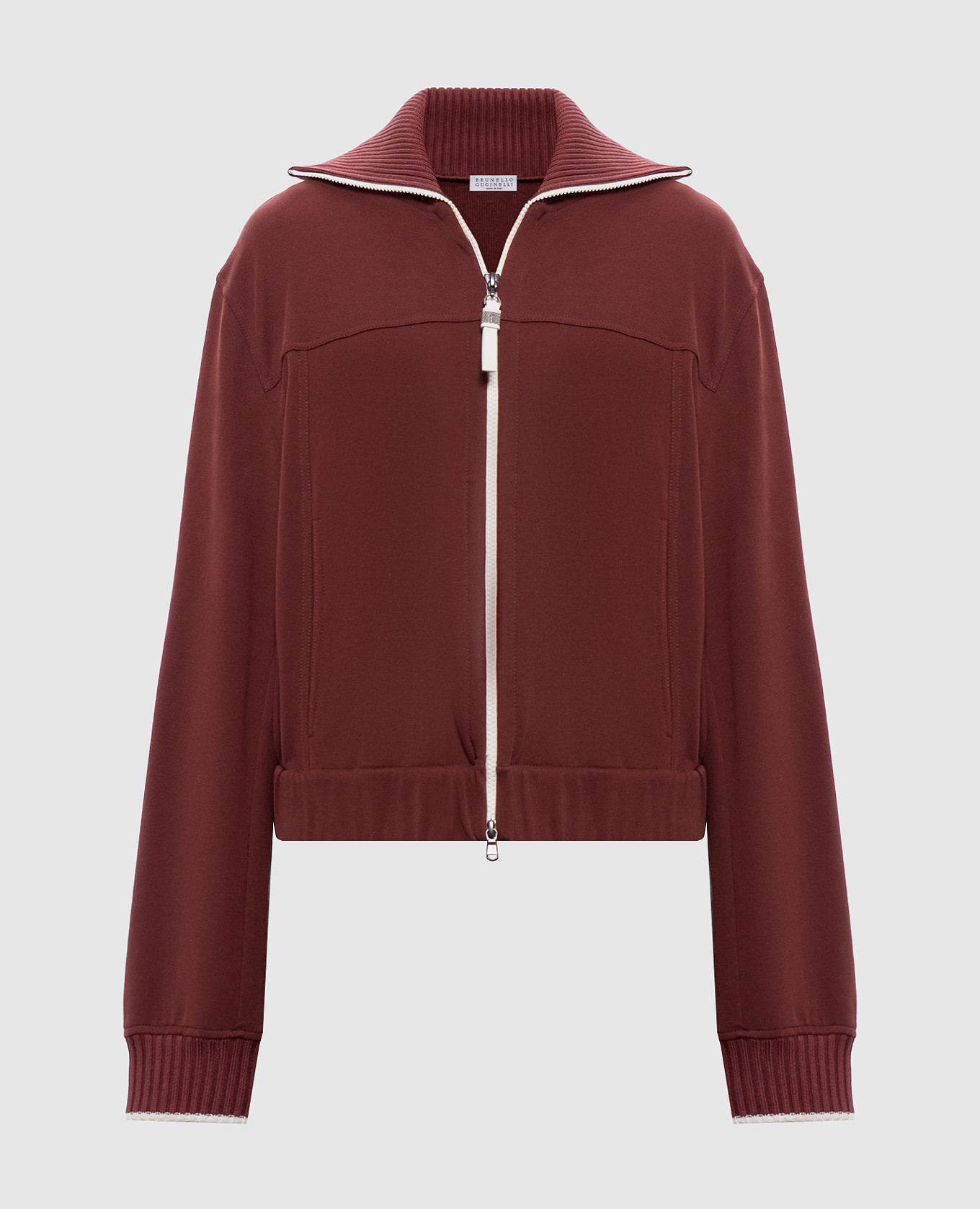Burgundy sports jacket Brunello Cucinelli