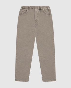 Brunello Cucinelli Children's khaki jeans B277PD306C