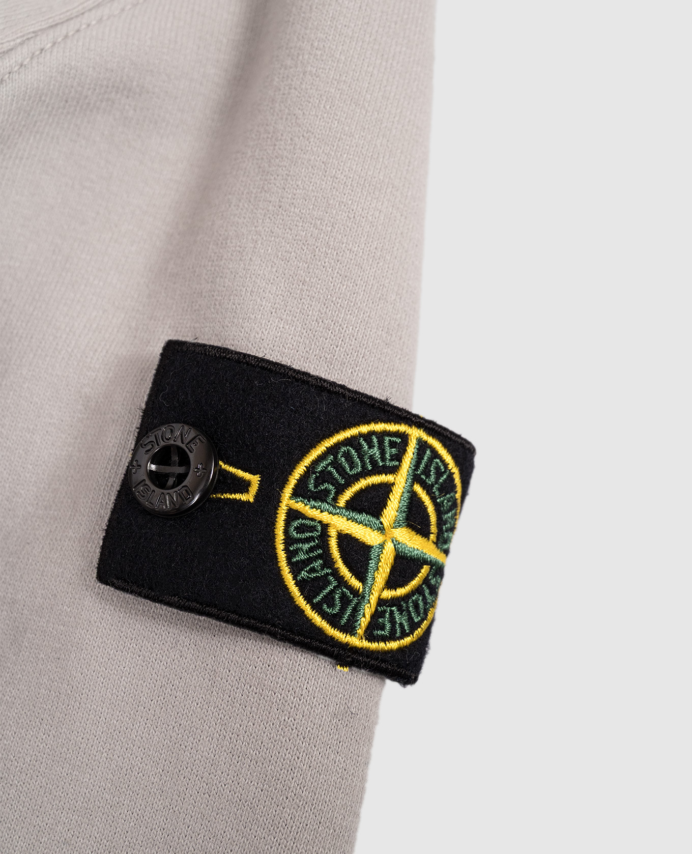 

Children's gray hoodie with logo Stone Island, Grey