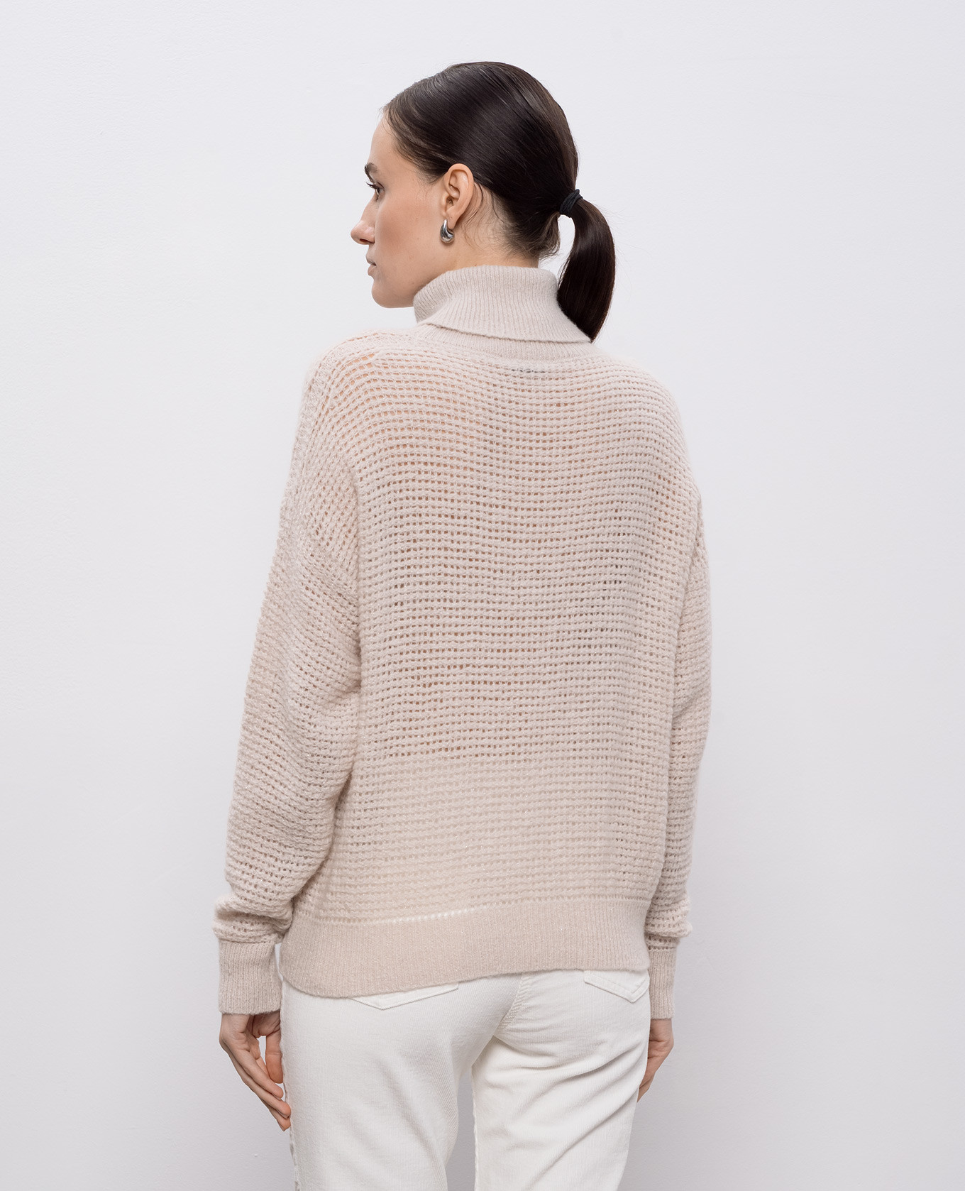 

Beige alpaca wool sweater Peserico