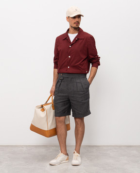 Brunello Cucinelli Burgundy windbreaker MV4086541