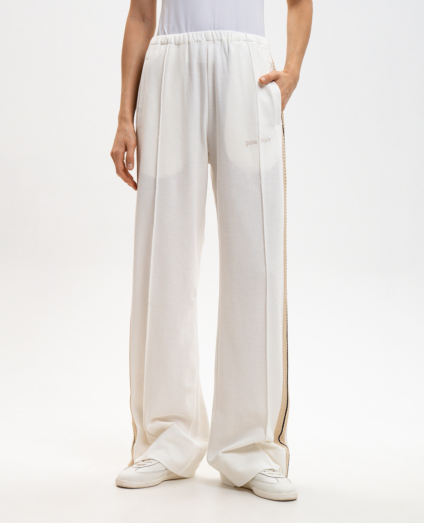 

White striped sweatpants Palm Angels