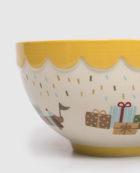 BloomingvilleMINI Beige children's ceramic bowl Celebrate 82063156