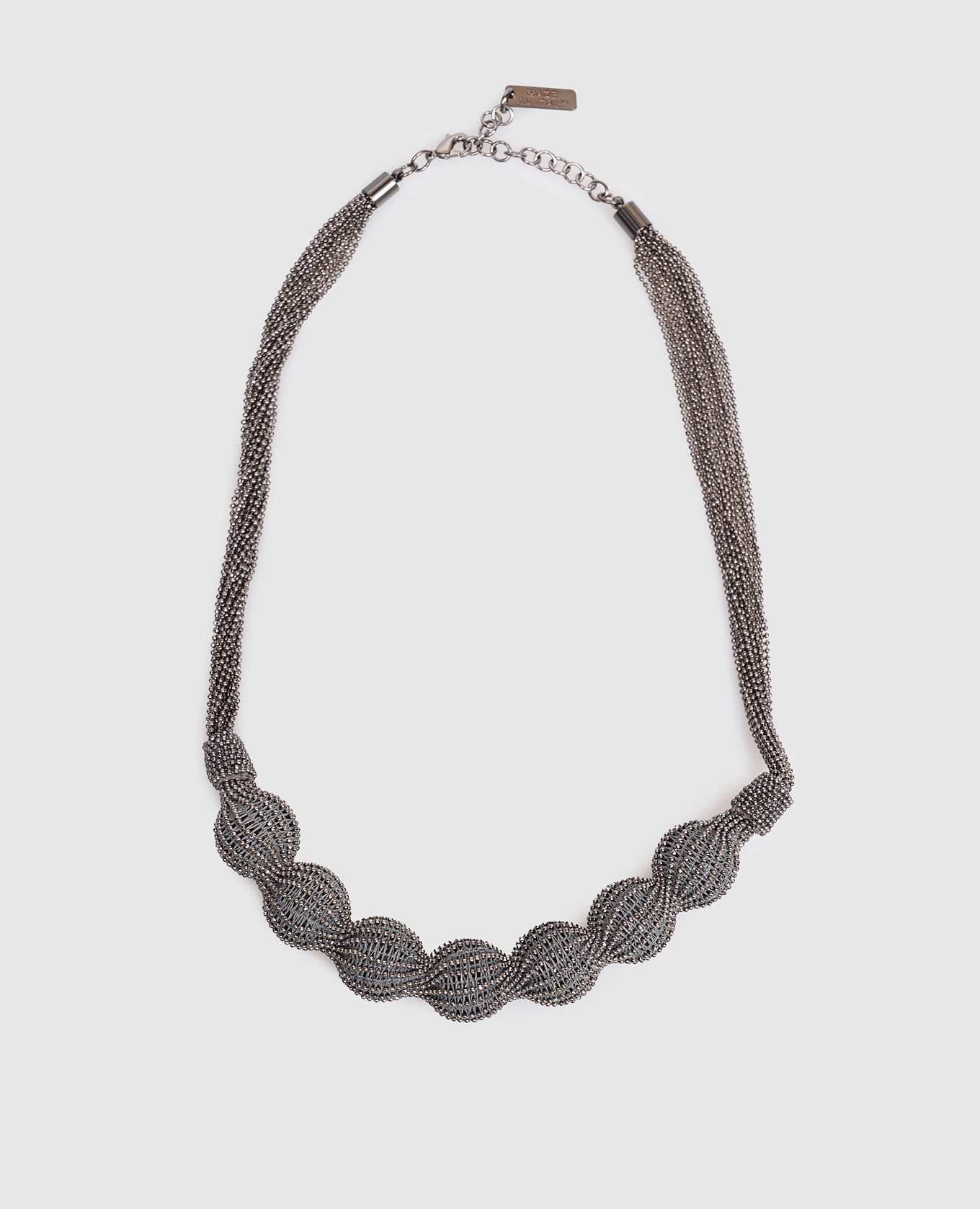 

Gray necklace with monil chain Peserico, Grey