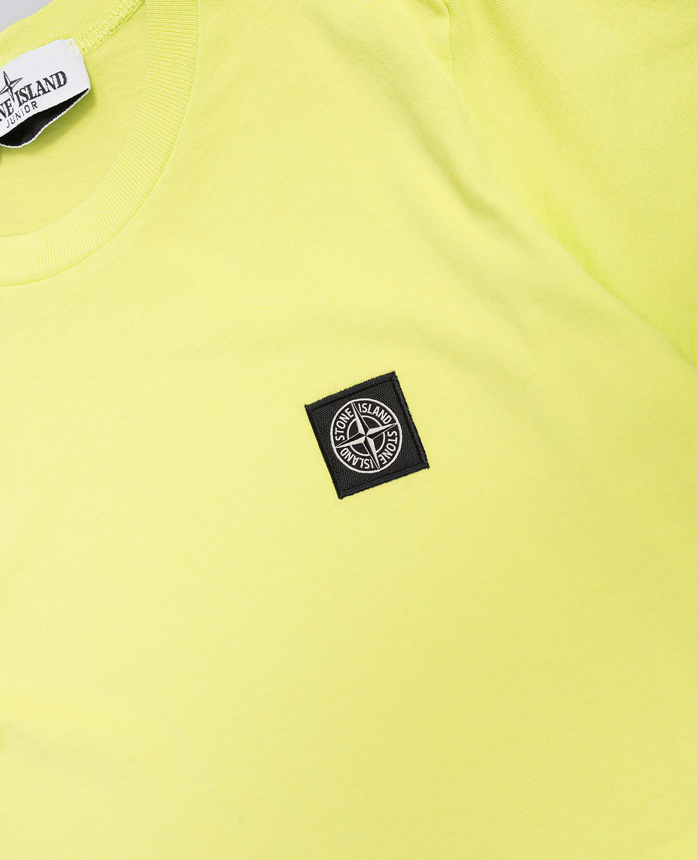 

Children's green T-shirt with logo patch Stone Island