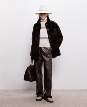 Simonetta Ravizza Gaby double-sided sheepskin coat F06JA437H18
