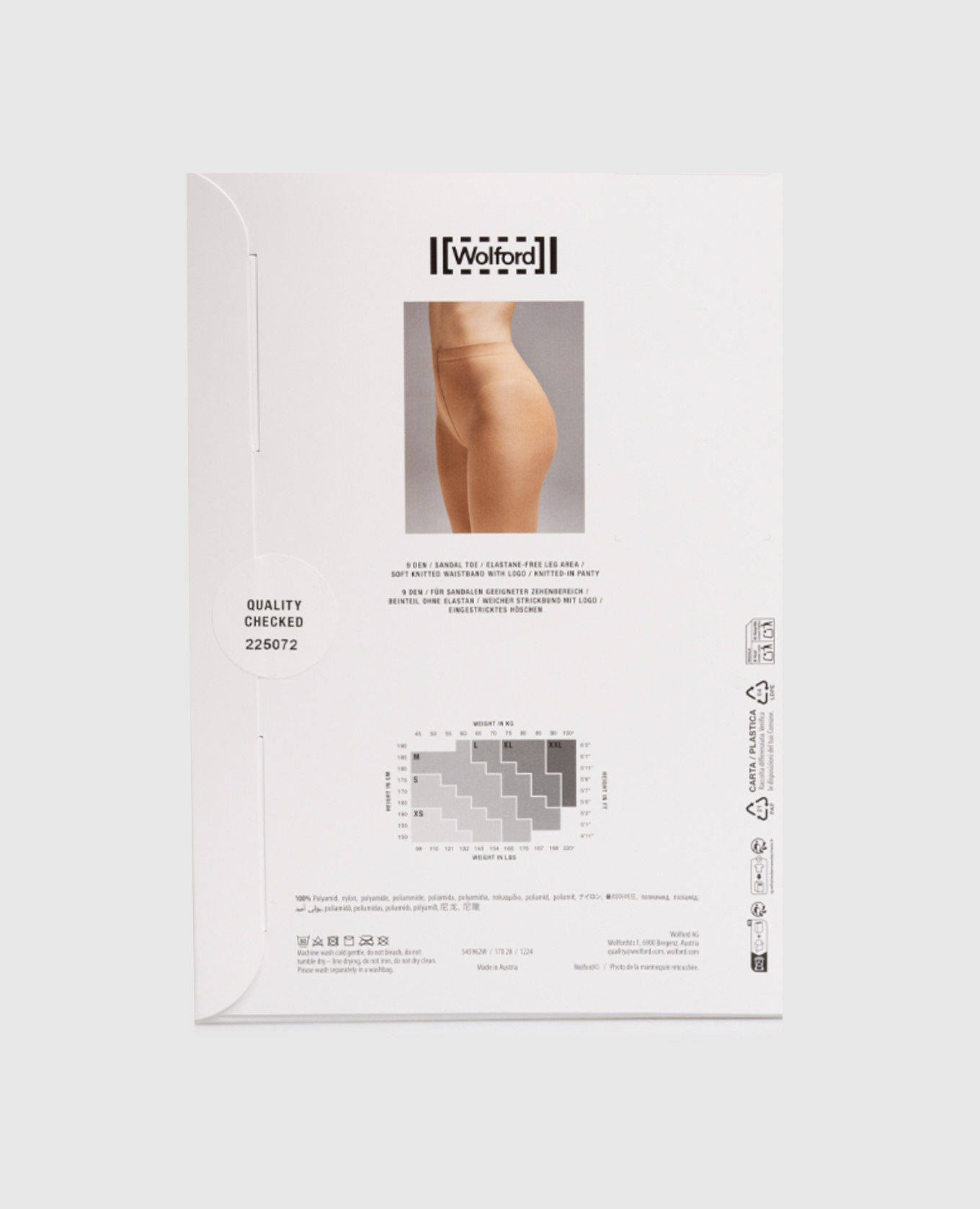 

Beige tights Luxe 9 den Wolford