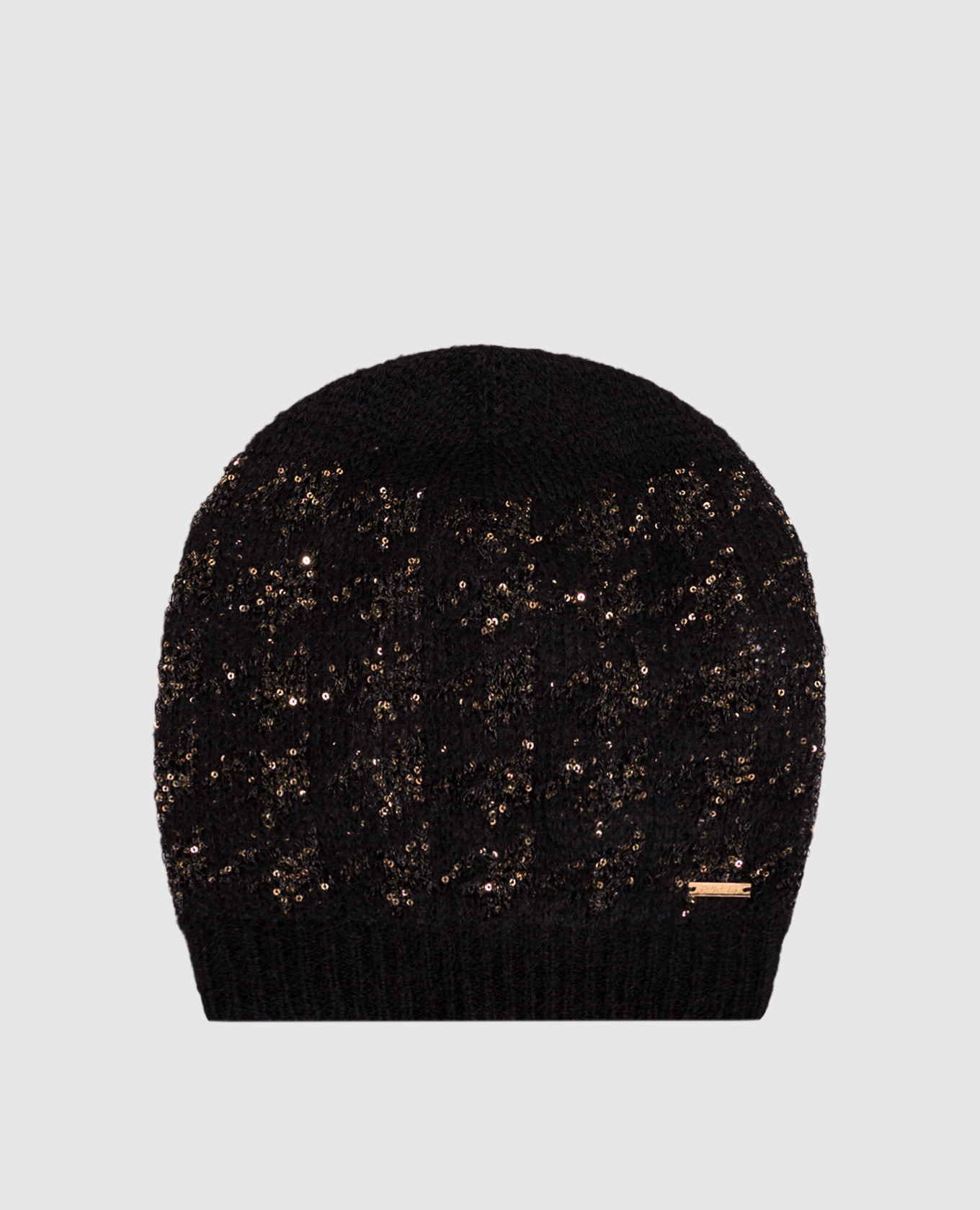 Black alpaca wool hat Twinset