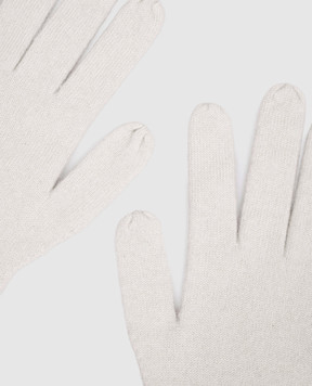 Allude Beige cashmere gloves 26592000