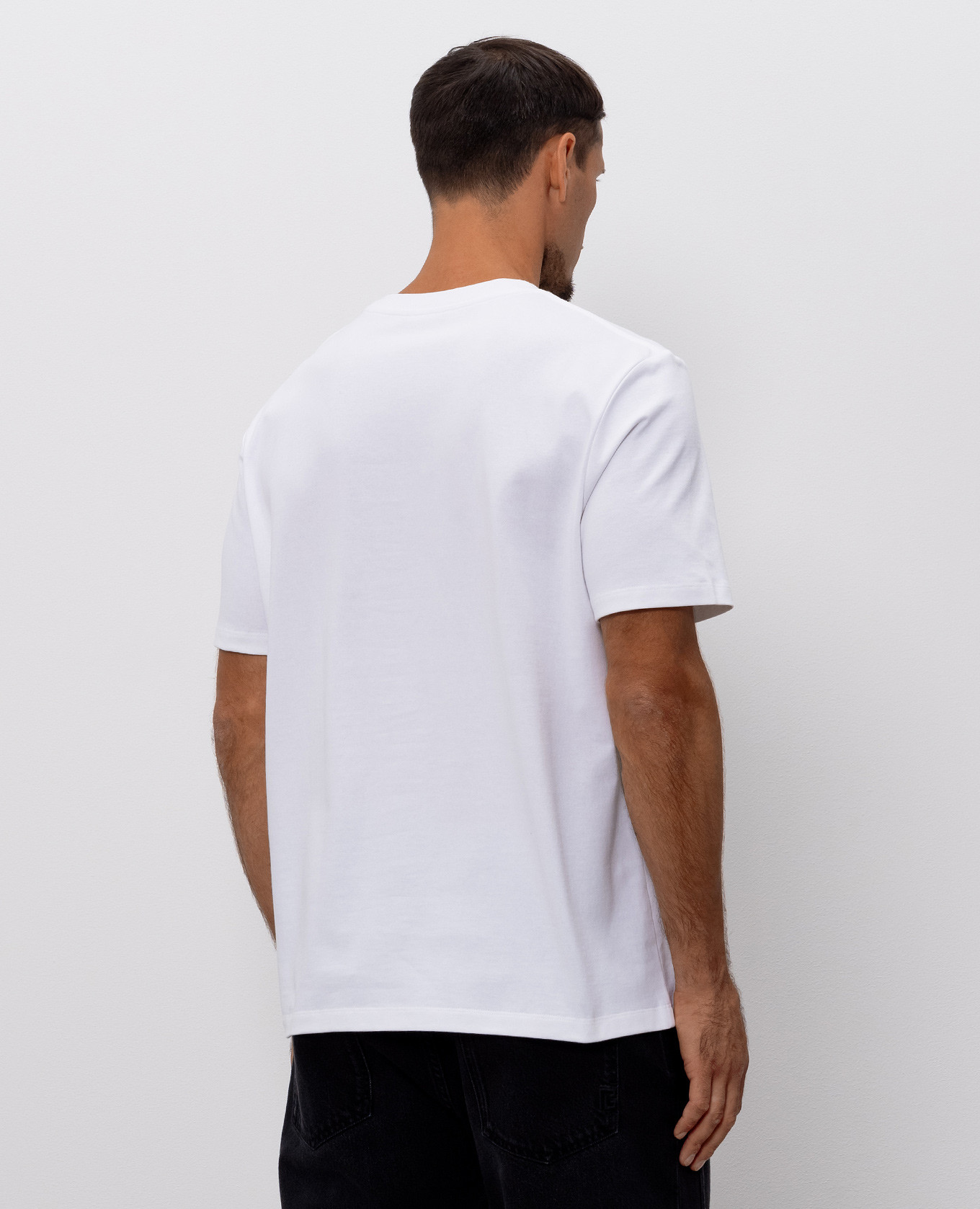Set of T-shirts with logo patch Balmain 4