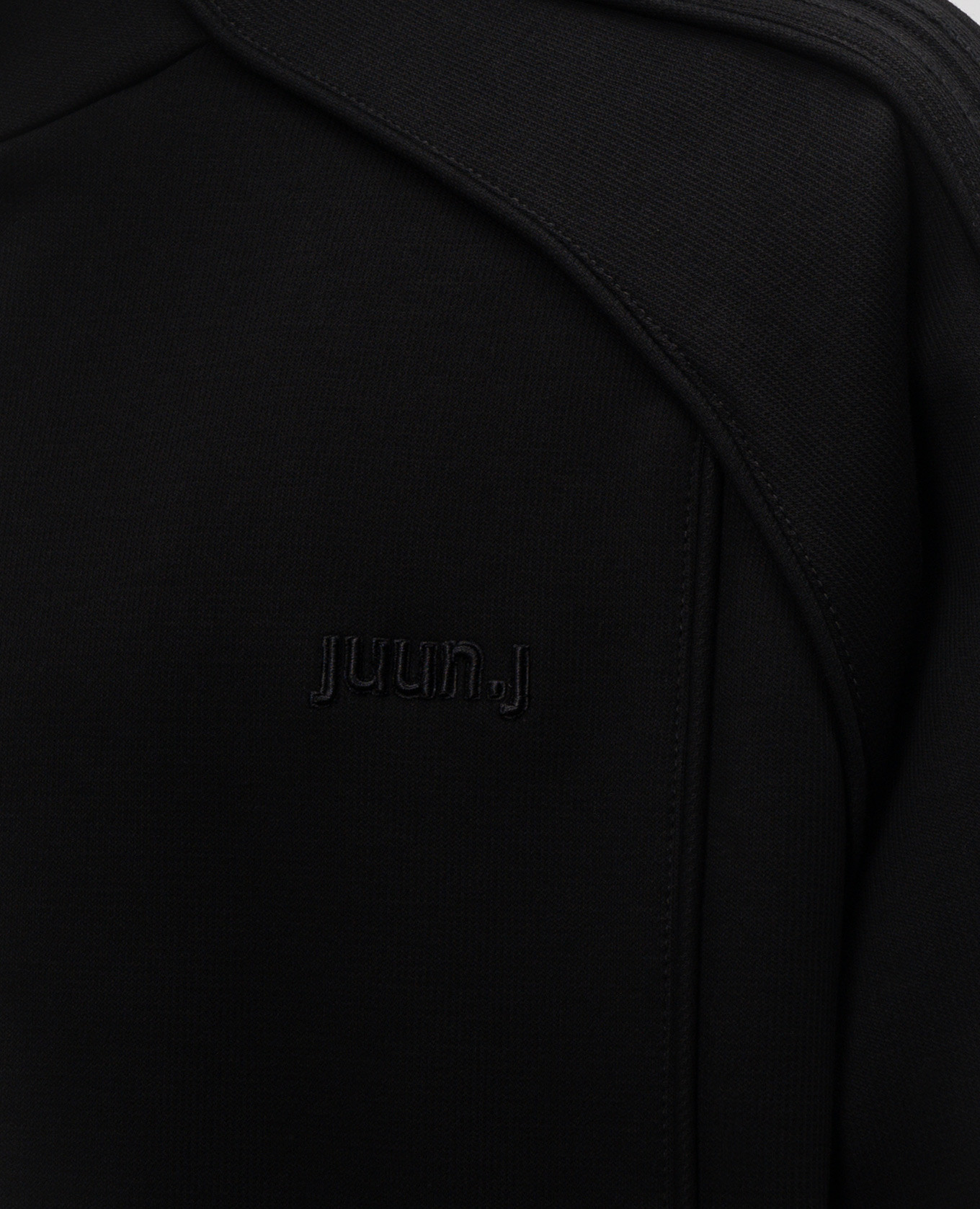 Black sports jacket with logo embroidery Juun.j 5