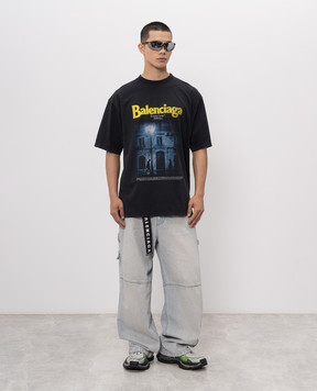Balenciaga The Address black T-shirt 764235TUVO6
