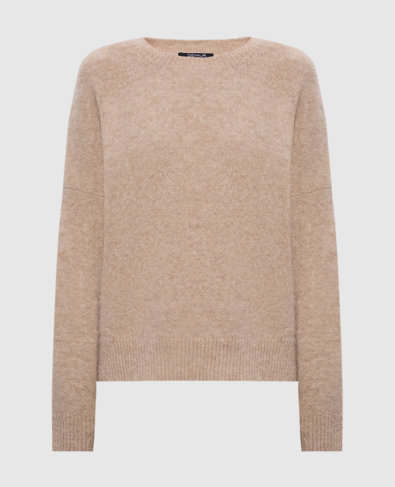 

Beige alpaca wool sweater Demiur