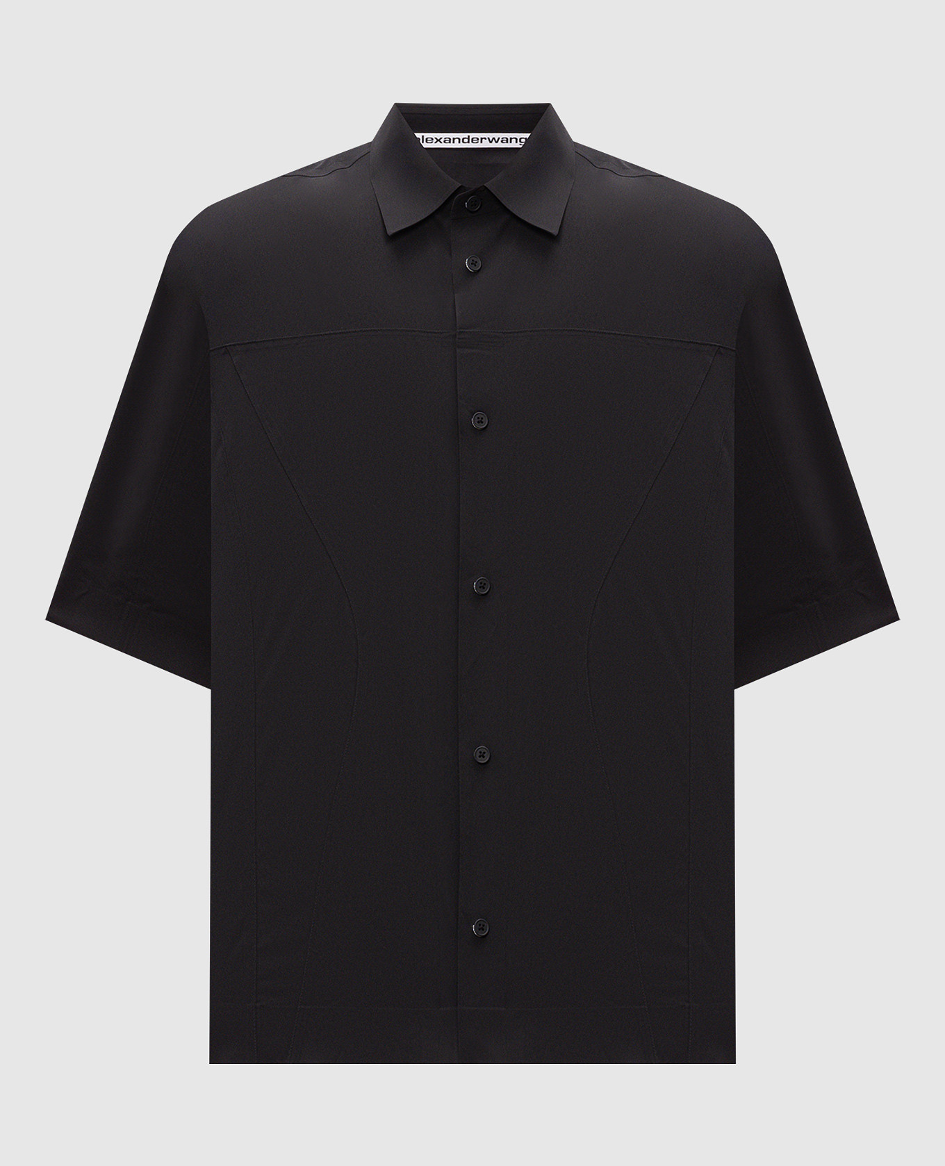 Black shirt with perforations