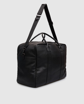 Gianni Chiarini Black travel bag with embossed logo BSNB20219GRNCRV