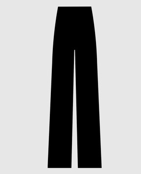 Max Mara Black velour flared pants EOSCURI MSEOSCURI