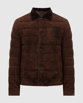 Stefano Ricci Brown suede jacket MDJ53001105911