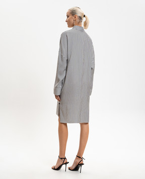 Tom Ford White striped shirt dress AB3632FAX1712