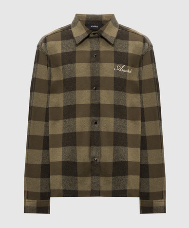 Green checkered shirt