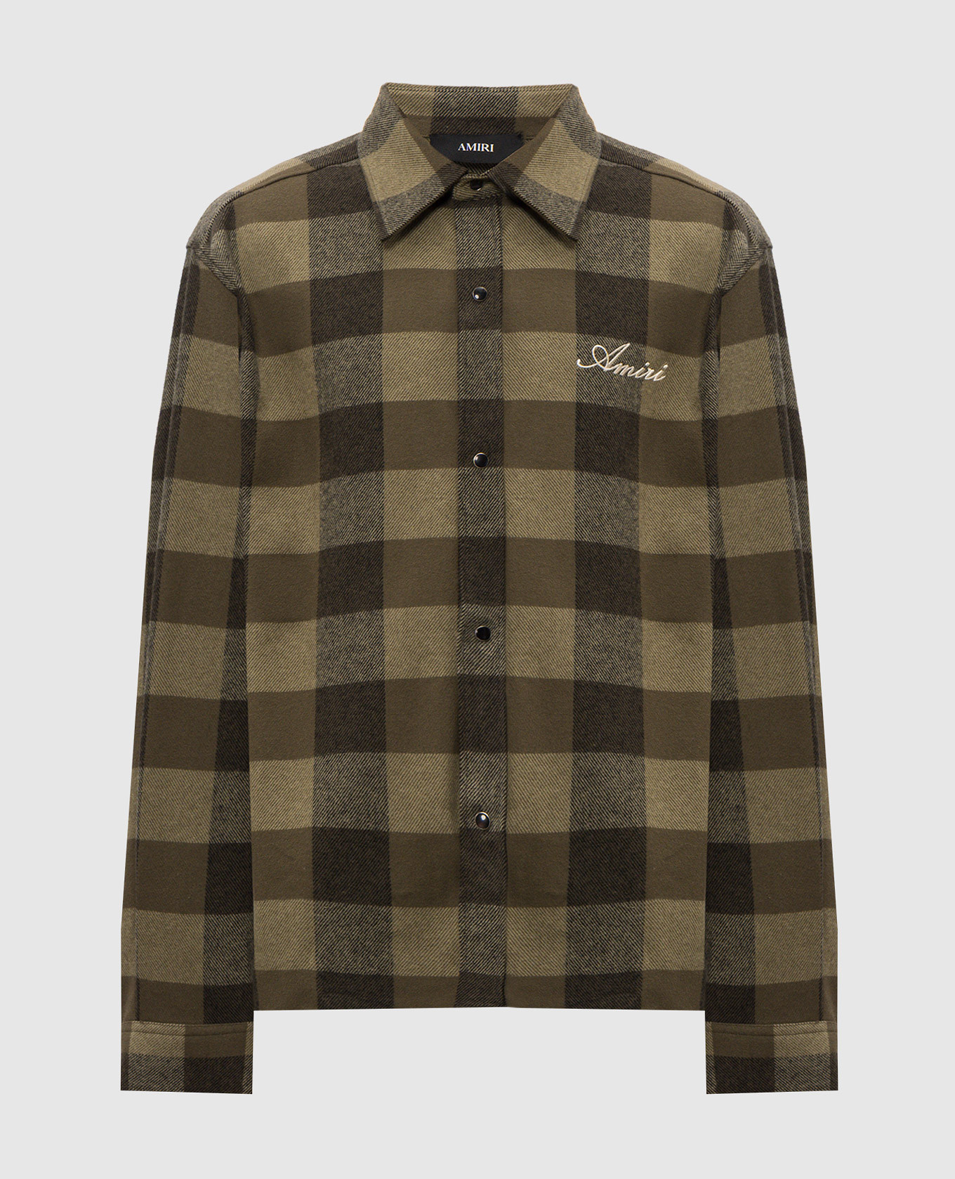 Green checkered shirt