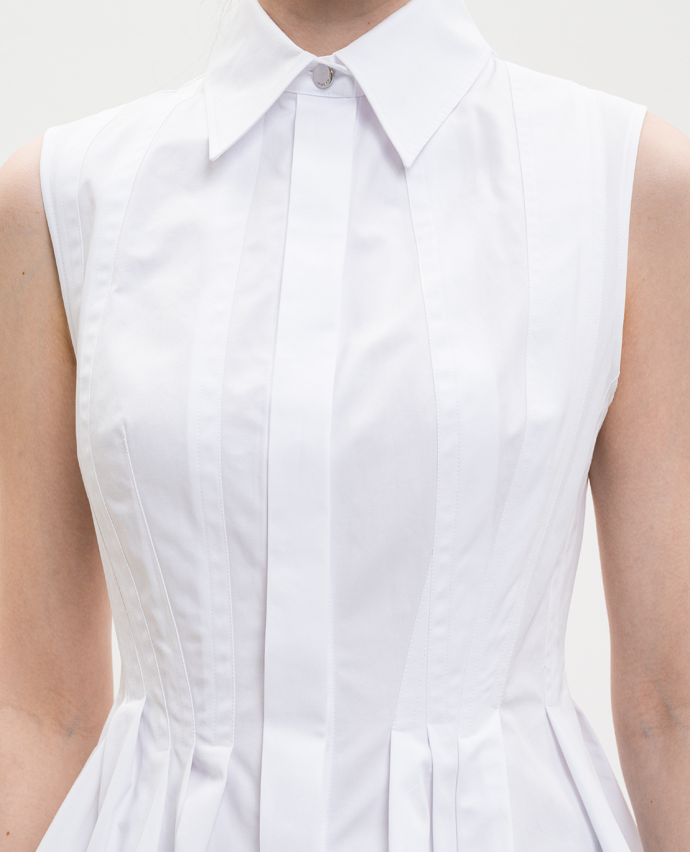 

White CERTOSA sleeveless shirt Max Mara Sportmax