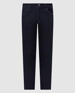 Scissor Scriptor COSTANTINO blue jeans with logo patch COSTANTINOT3621464