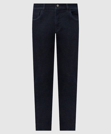 COSTANTINO blue jeans with logo patch