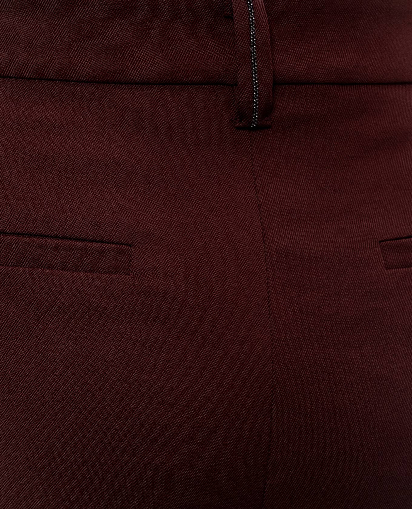 

Burgundy wool pants Brunello Cucinelli