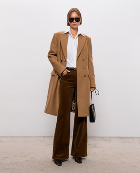 Dolce&Gabbana Brown wool coat F0N87THU2B1