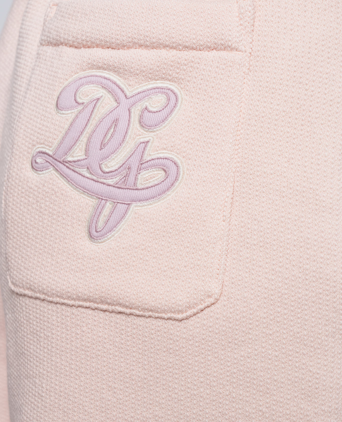 

Pink shorts with monogram patch Dolce&Gabbana