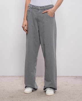 Maison Margiela MM6 Grey melange pants S52KA0548S25337