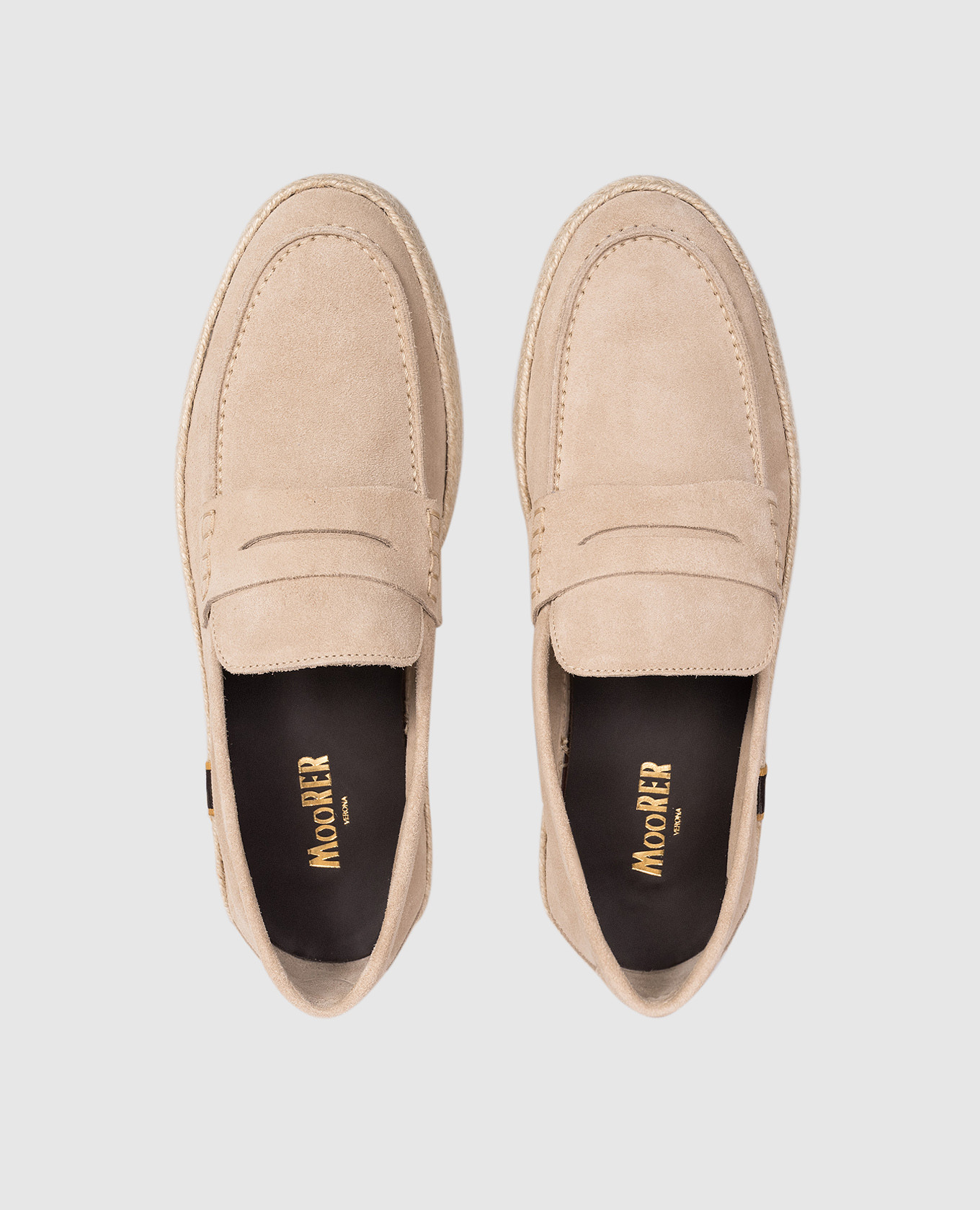 

Beige suede espadrilles RIVERS MooRER
