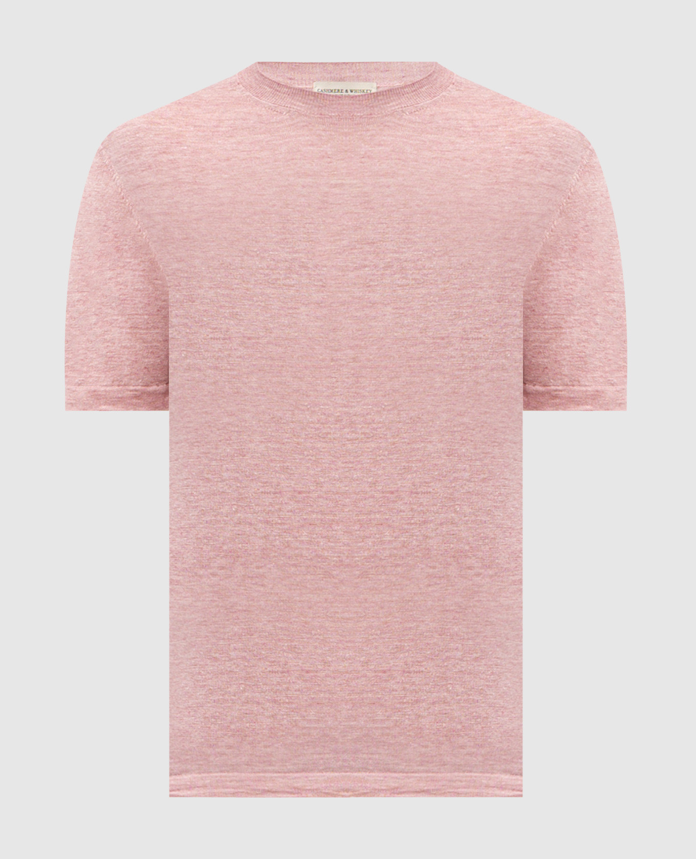 

Pink linen and silk T-shirt Cashmere&Whiskey