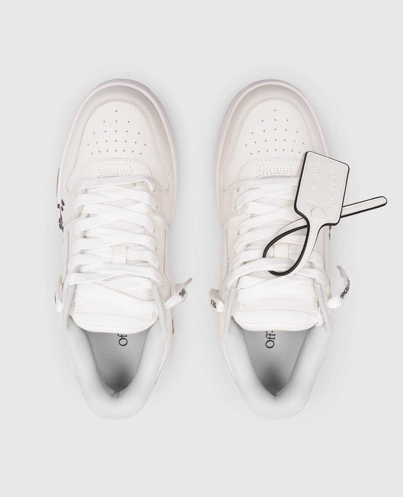 

White Leather Sneakers Out Of Office For Walking Off-White