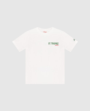 MC2 SAINT BARTH Children's white T-shirt Tropez Summer PRL000102317L