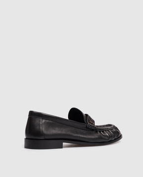 Saint Laurent Black leather loafers 83947125VAA