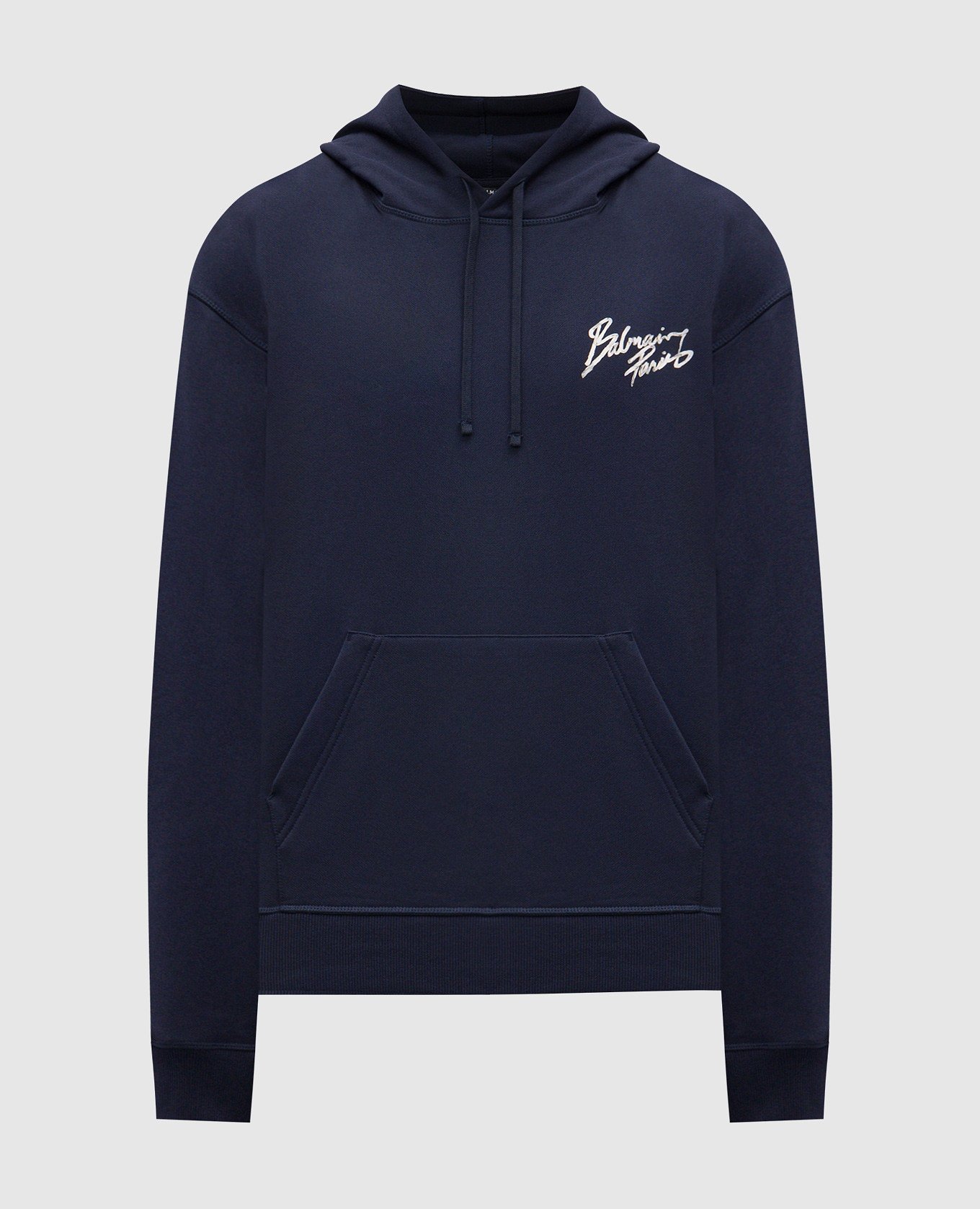 

Blue hoodie with logo Balmain