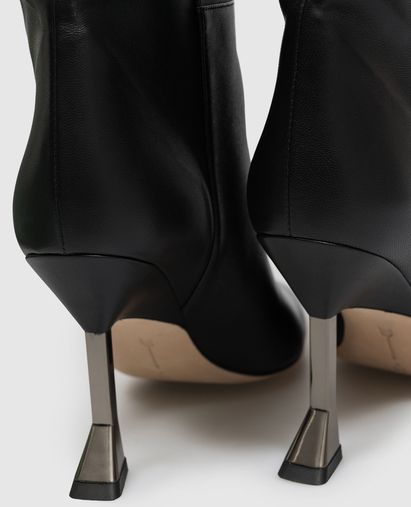 Amber black leather boots Benedetta Boroli 5