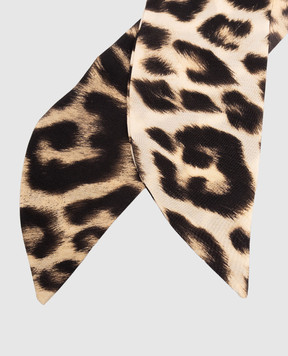 Ermanno Scervino Animal print scarf D483V501YLI