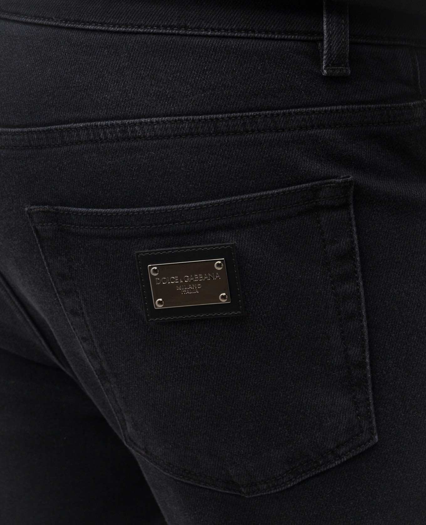 Black jeans with a worn effect Dolce&Gabbana 5