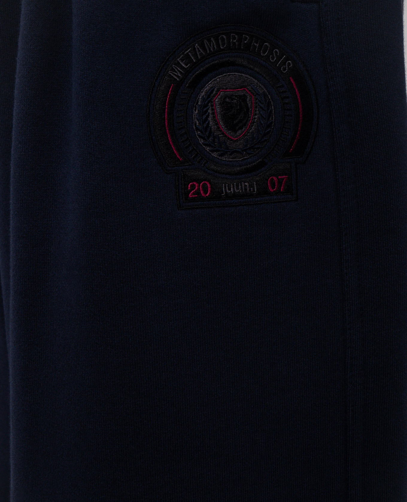 

Blue shorts with brand patch Juun.j