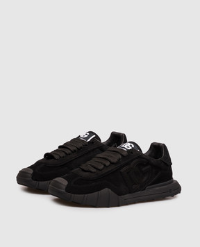 Dolce&Gabbana Dg Athletic black suede sneakers CS2384A0836