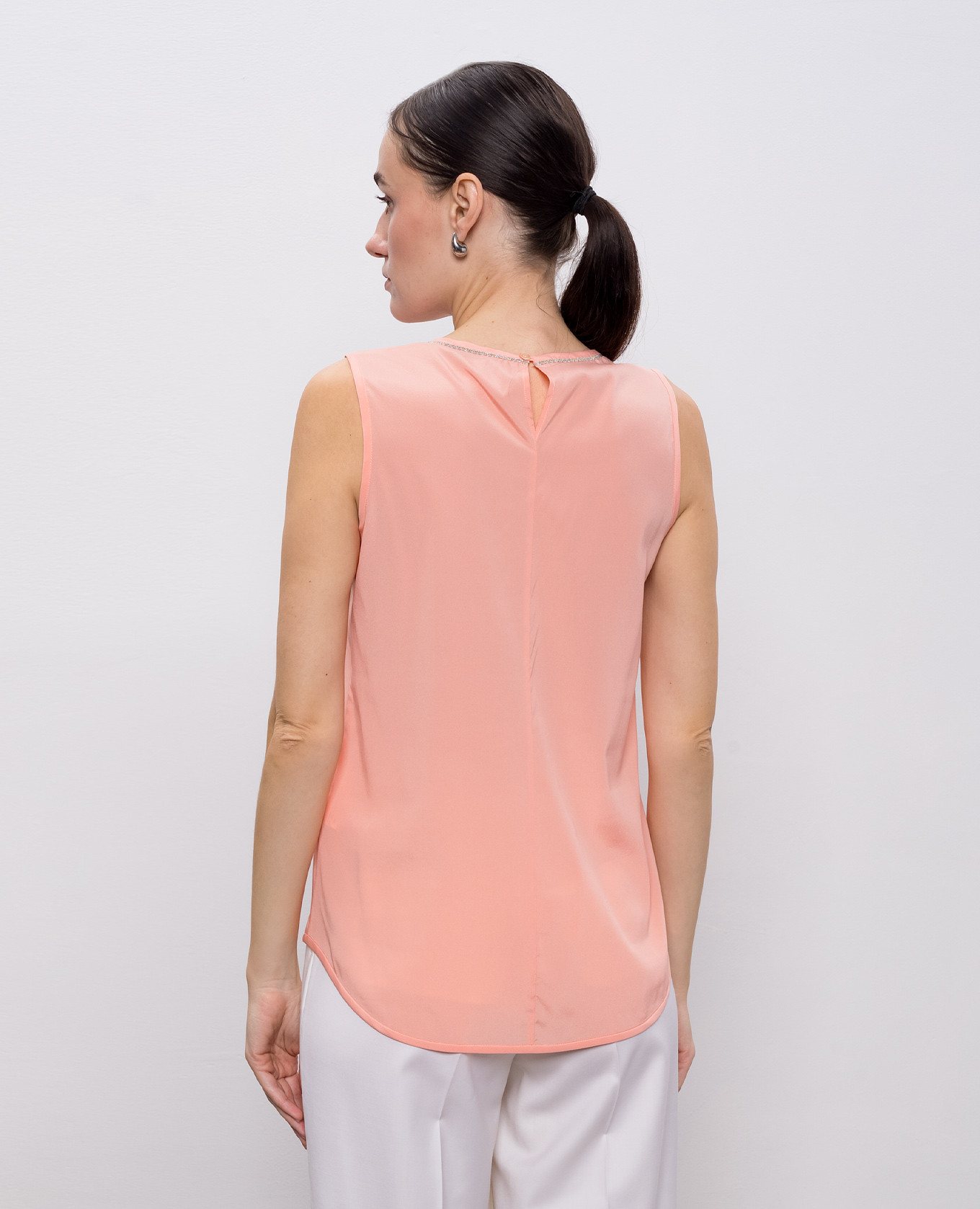 

Pink silk top Peserico