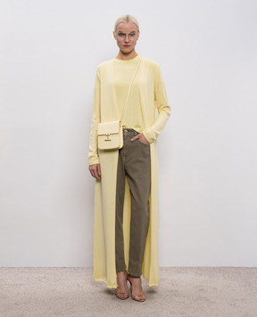 Tom Ford Yellow monogrammed T-shirt TSJ629JEX190