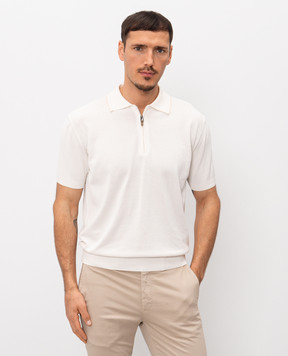 Canali Ivory polo shirt MK02460C1165