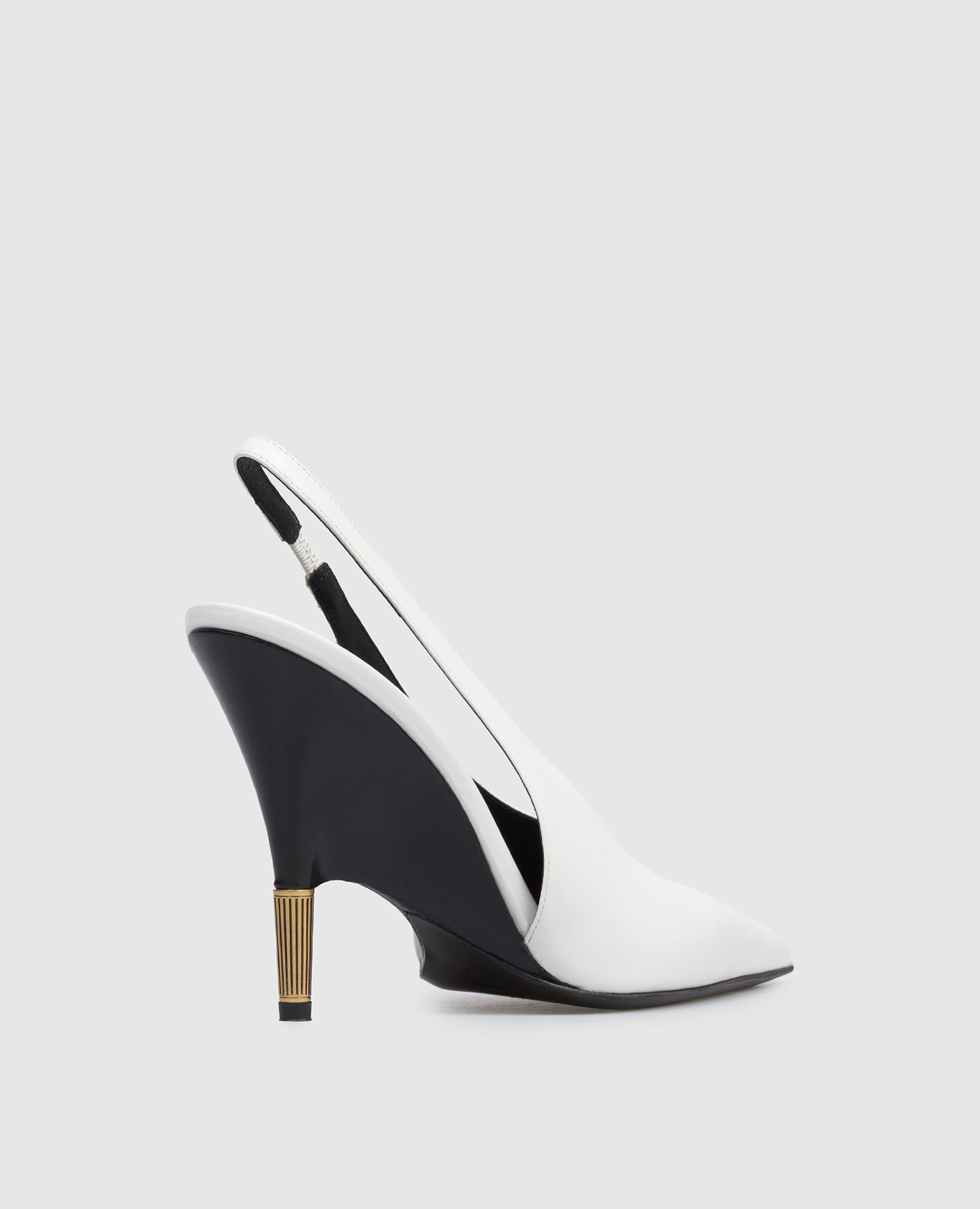 Bella white leather slingbacks Khaite 3