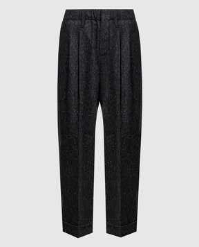 Brunello Cucinelli Gray pants with wool MD002P9274